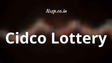 lottery.cidcoindia.com 2021